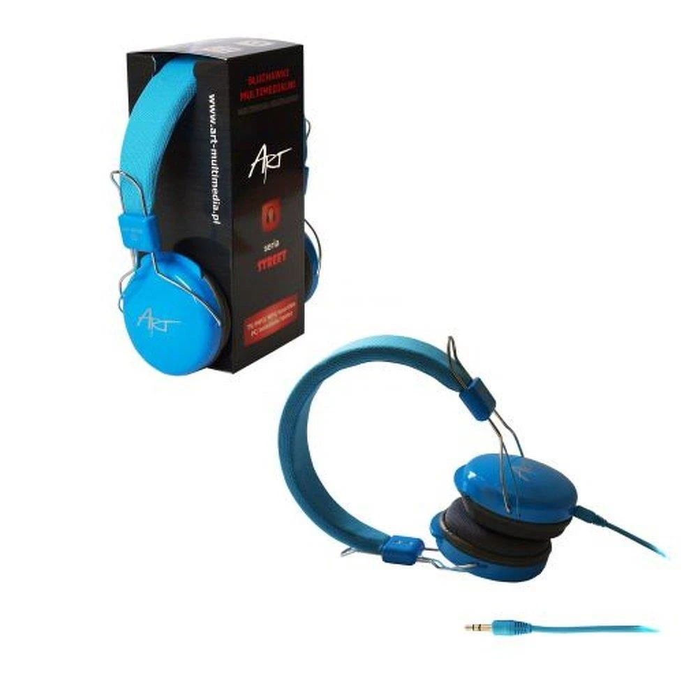 Wire ausinės Jack 3,5 mm Art AP-60B mėlynas
