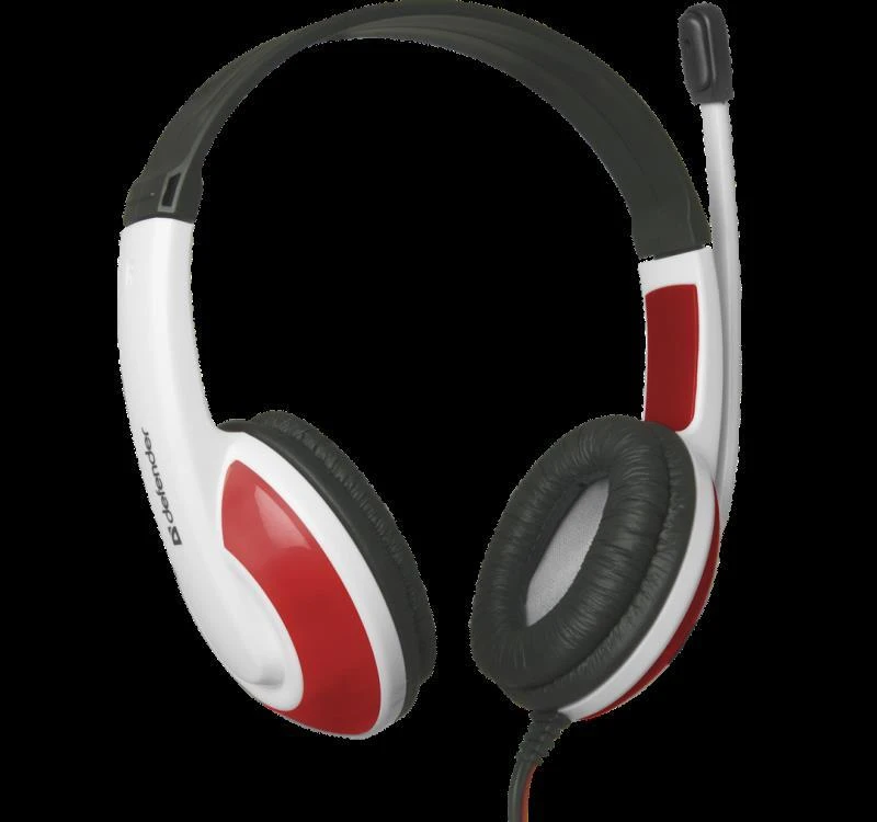 Ausinės Defender Warhead G-120 Baltai-Raudona