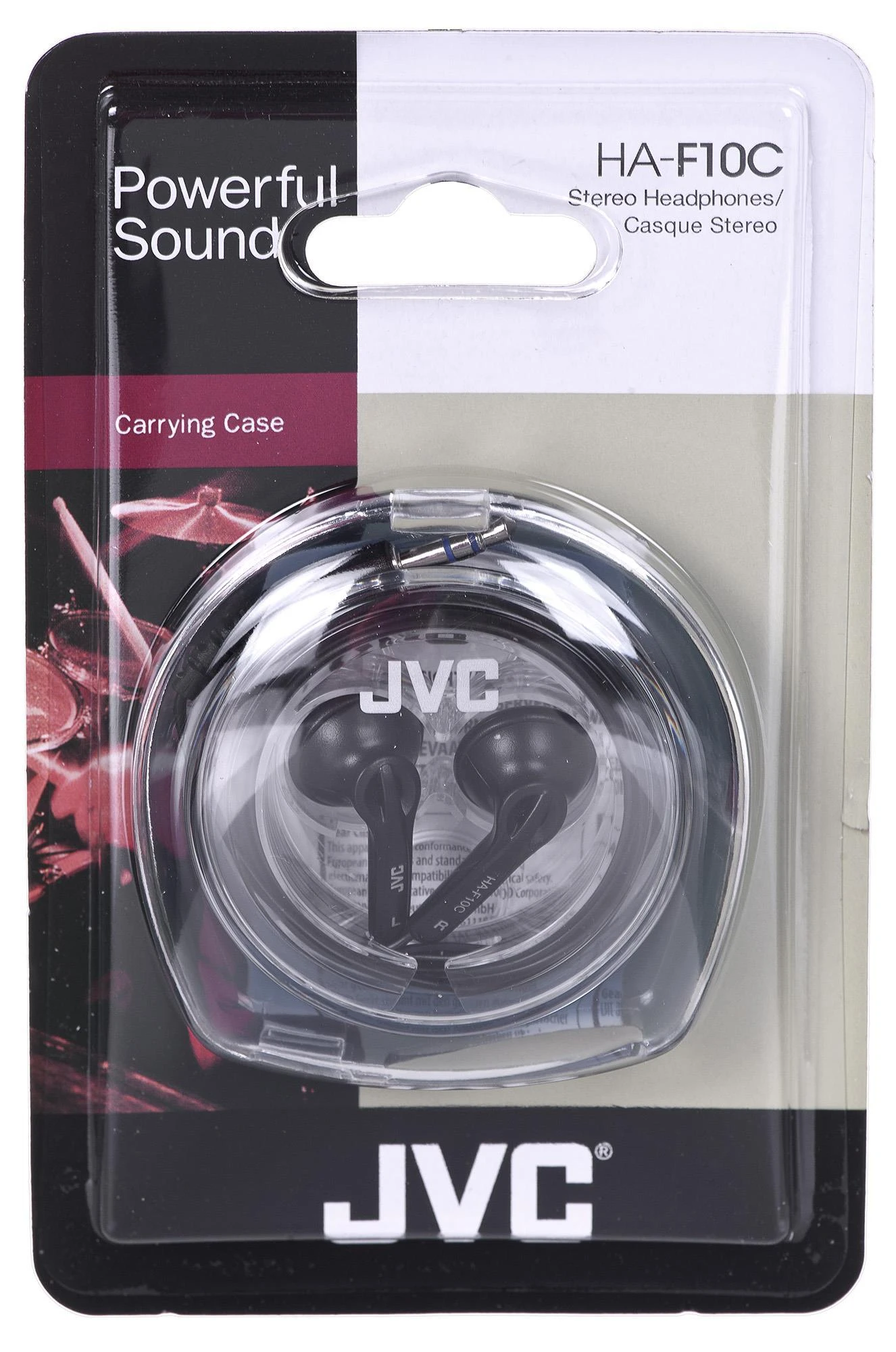 JVC HA-F10C ausinės pakuotėje