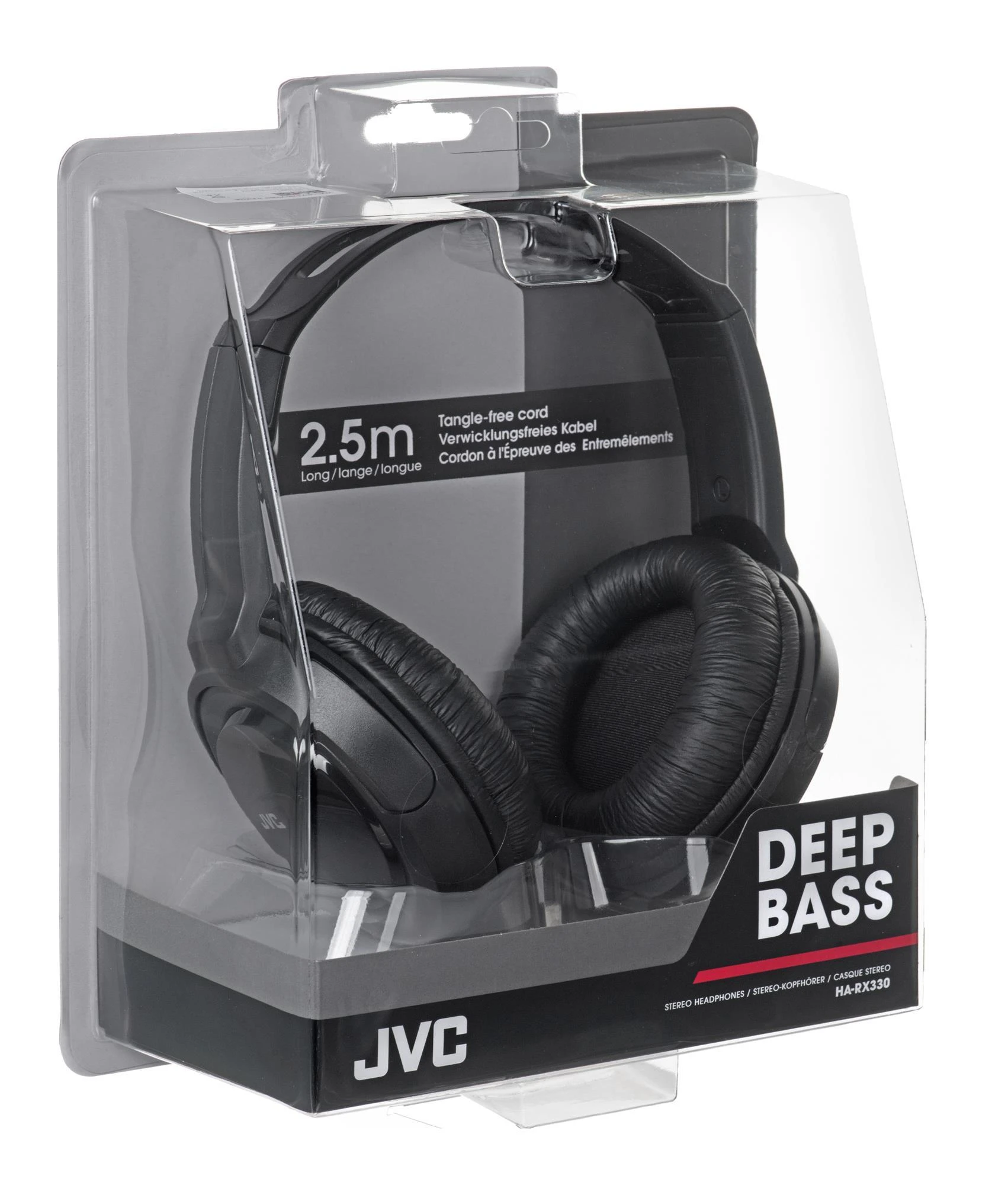 JVC HA-RX330-E ausinės pakuotėje