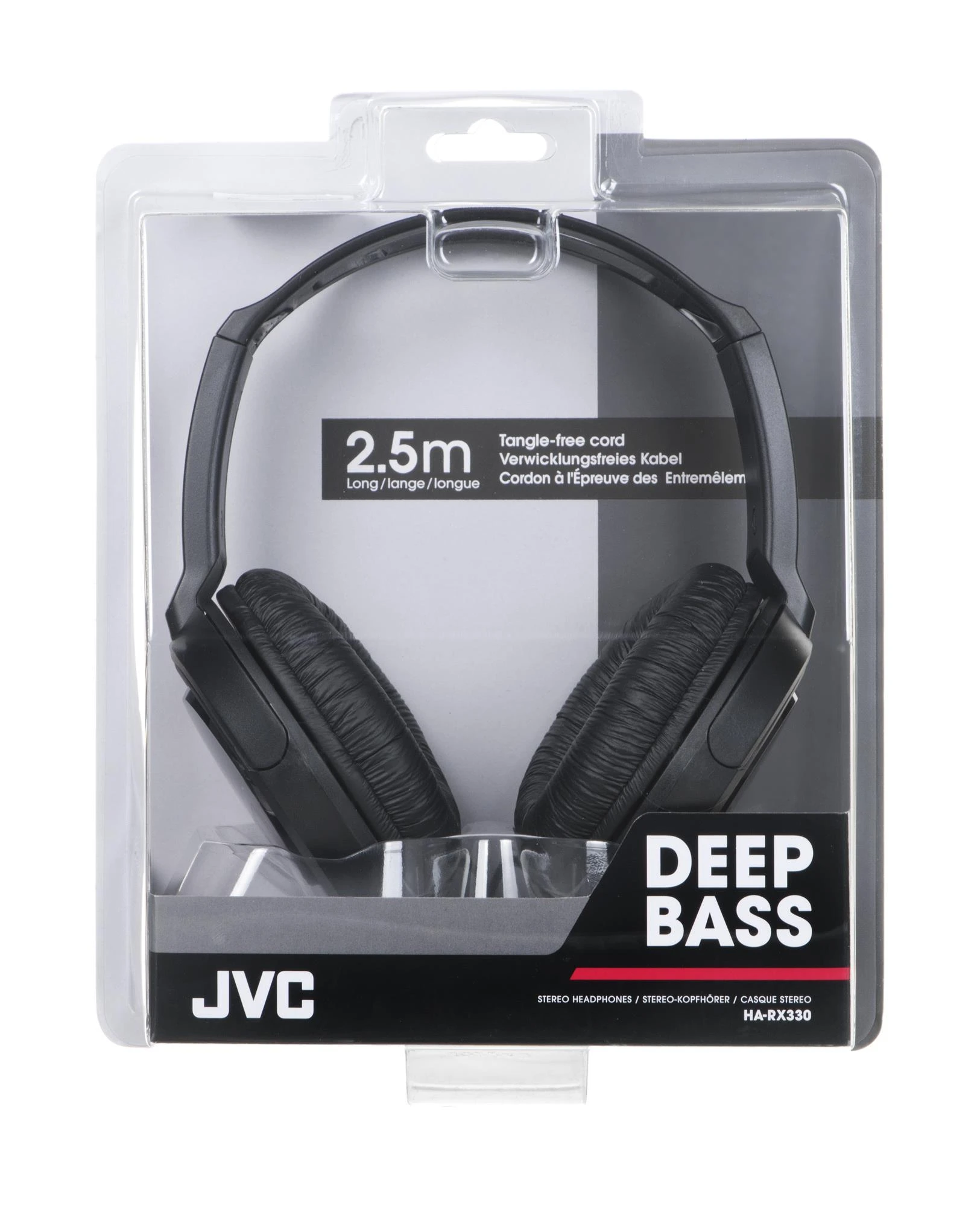 JVC HA-RX330-E Ausinės Su lankeliu Juoda