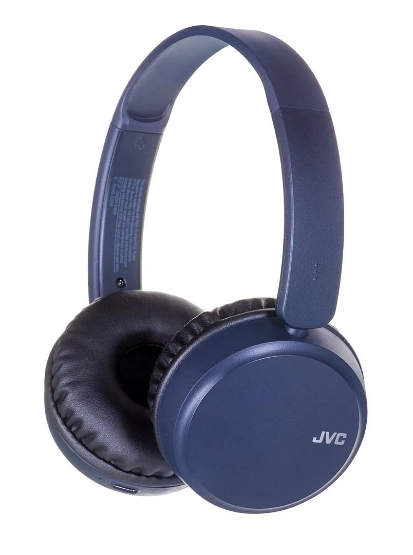 JVC, HA-S36W-AU, mėlynos sp. dinaminės ausinės, mikrofonas
