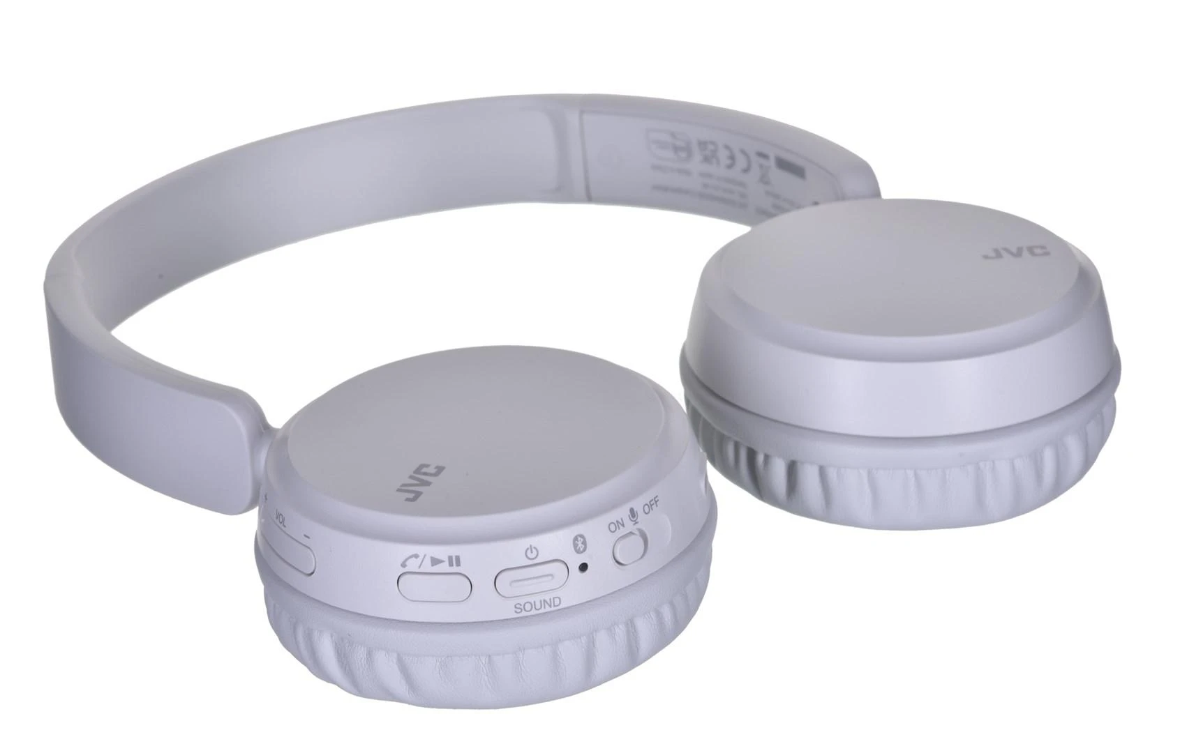 JVC, HA-S36W-WU, baltos sp. dinaminės ausinės, mikrofonas