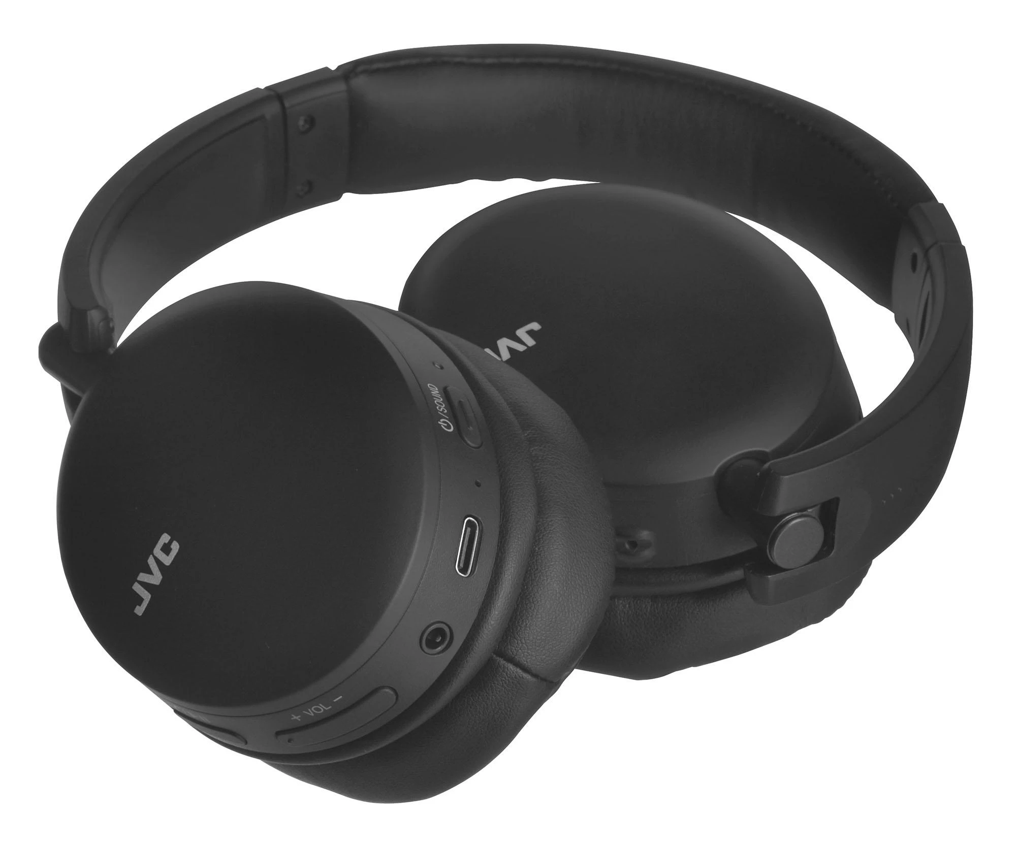 JVC, HA-S91N-BU, juodos sp. dinaminės ausinės