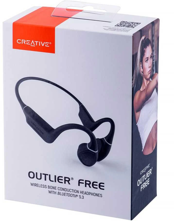 Ausinės Creative Outlier Free, juodos spalvos