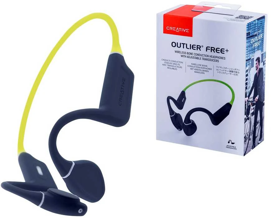 Creative Outlier Free Plus belaidės ausinės Pilka-Žalias Bluetooth 5.3