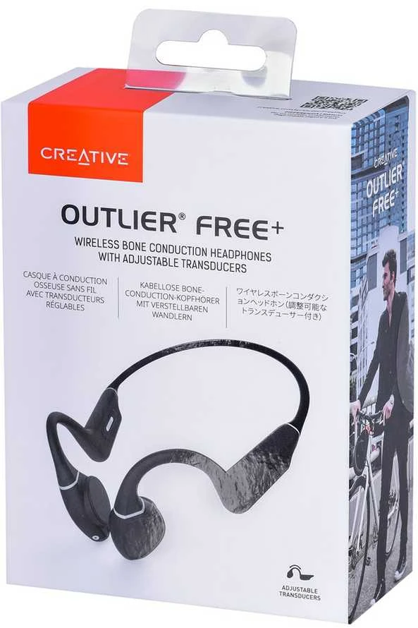 Ausinės „Creative Outlier Free+“ Juoda