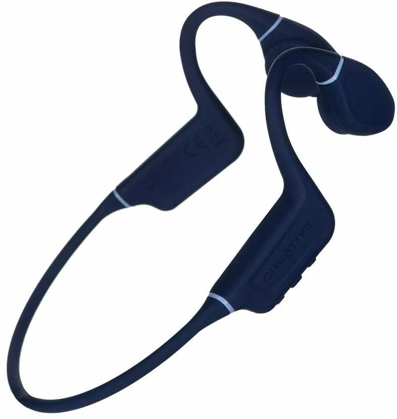Creative belaidės ausinės su kaulo laidumo technologija Outlier Free Pro mėlynos spalvos Bluetooth 5.3