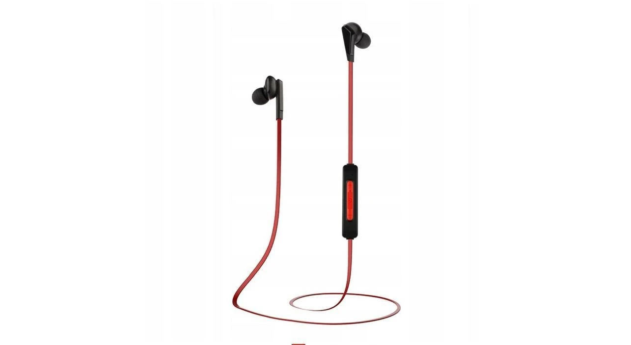 Lenovo HE01 Belaidės Ausinės Sportui, Raudonos