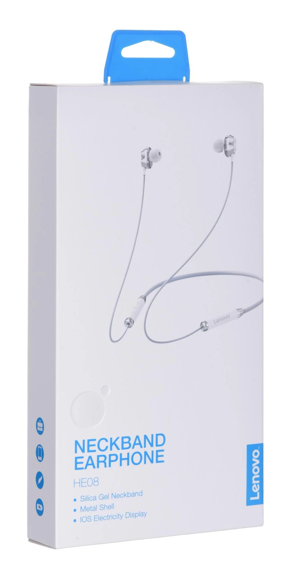 Lenovo HE08 Belaidės Ausinės Sportui, Baltos
