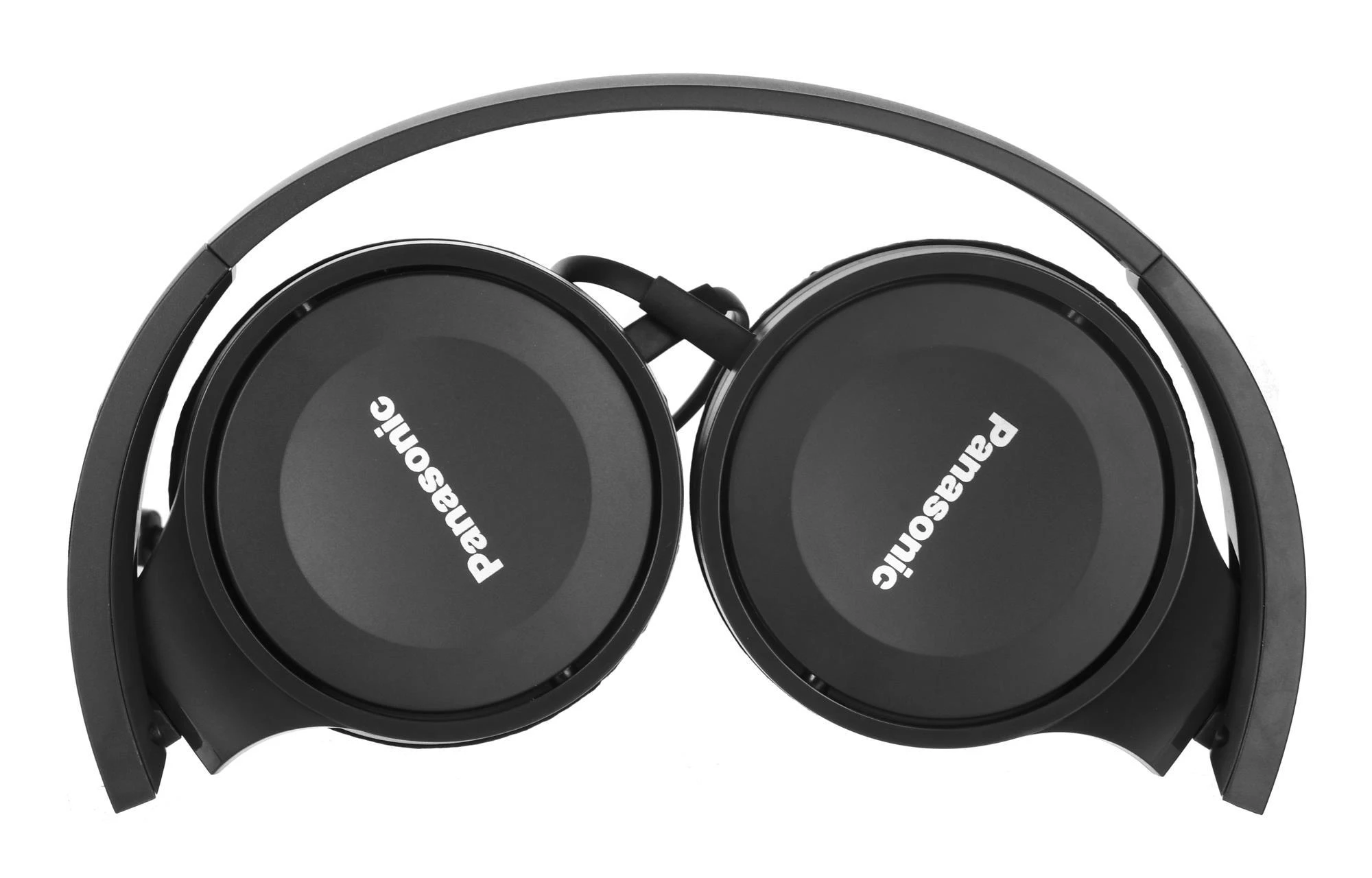 Stereofoninės ausinės su mikrofonu Panasonic RP-HF100ME-K, Juodos