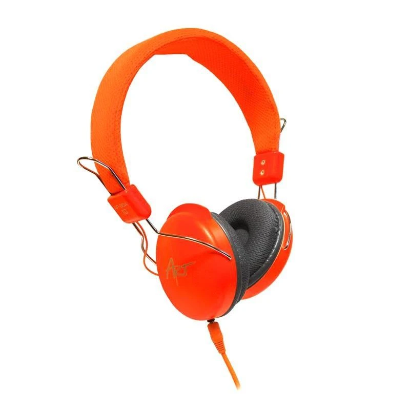 Oranžinės laidinės ausinės Art AP-60MA