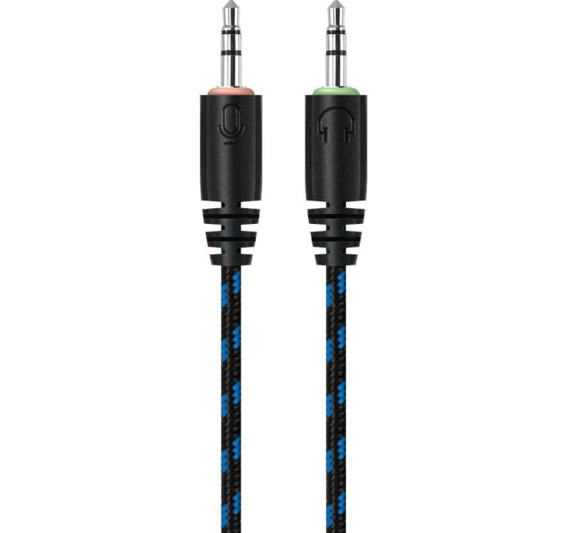 Defender ausinės su mikrofonu Defender scrapper 500 juoda ir mėlyna 64501