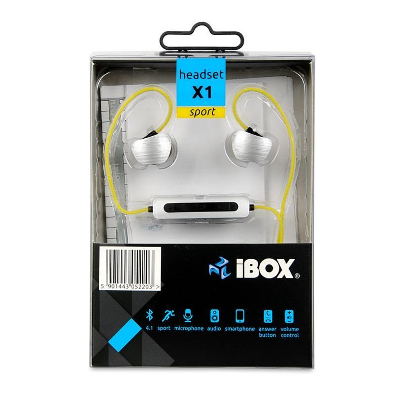 IBOX SHPIX1BT Ausinės I-BOX X1 BLUETOOTH SPORT MOBILE