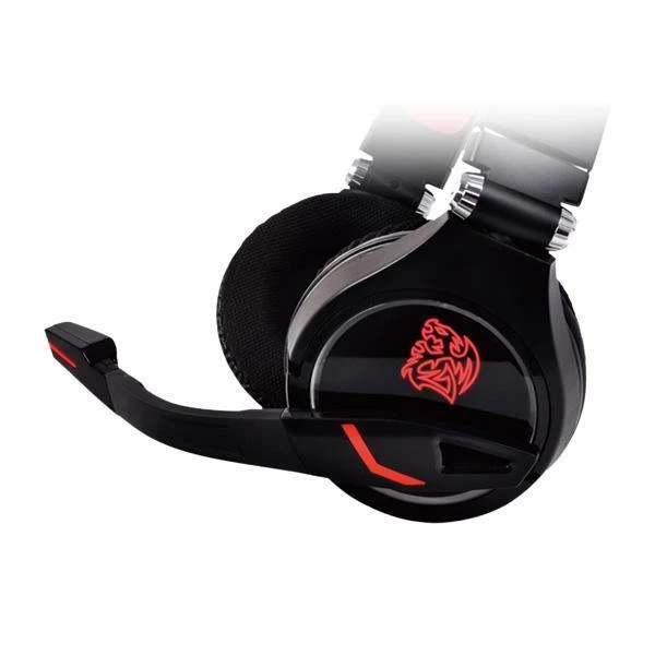Ausinės su mikrofonu Thermaltake eSports Cronos Juodas Neodymium HT-CRO008ECBL (juodos spalvos