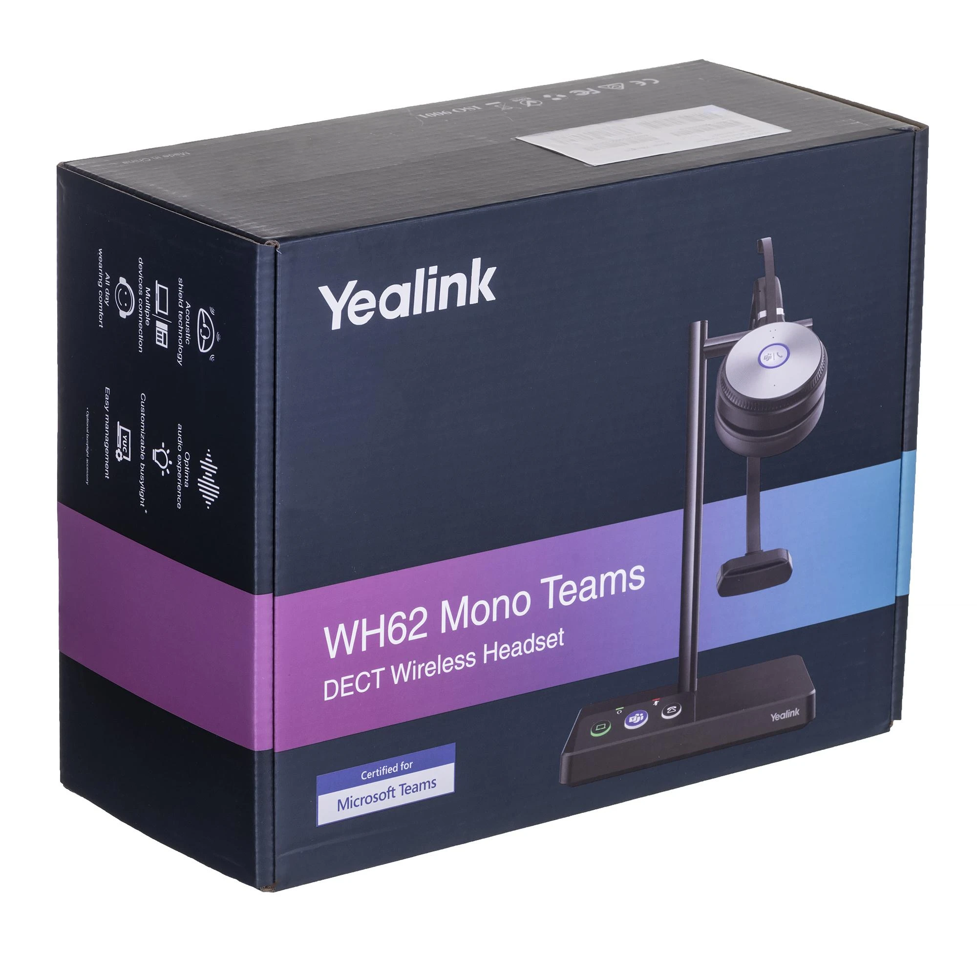 Yealink WH62 Mono Teams DECT ausinės V0