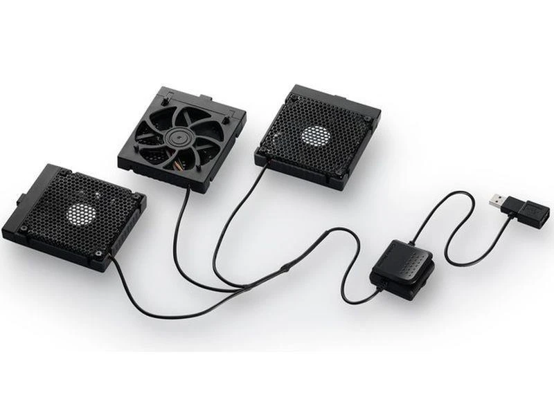 Cooler Master NotePal U3 Plus nešiojamojo kompiuterio aušintuvas iki 19" 1,1kg, Juodas, 435 x 333 x 76 mm