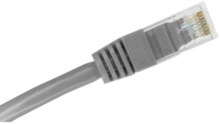 Patch-cord U/UTP kat.6A LSOH 0.25m pilka ALANTEC