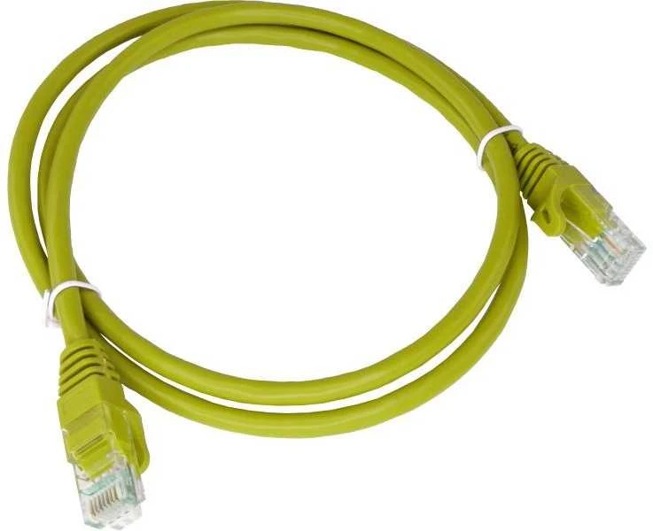 Patch-cord U/UTP kat.6A LSOH 0.5m geltona ALANTEC