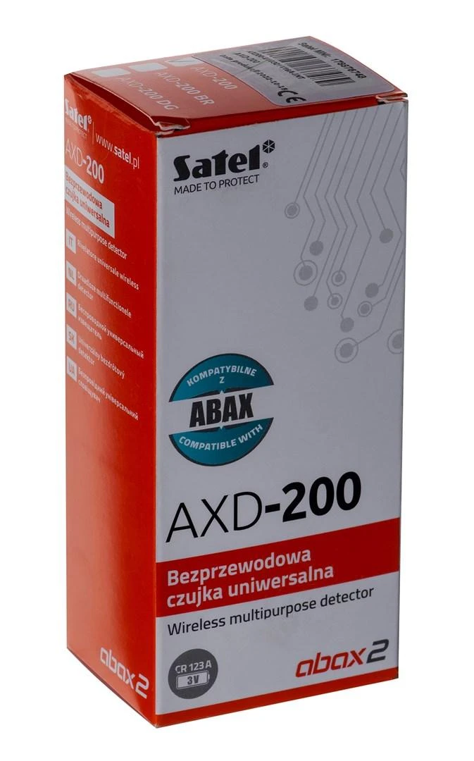 BELAIDIS UNIVERSALUS JUTIKLIS AXD-200 ABAX/ABAX2 SATEL