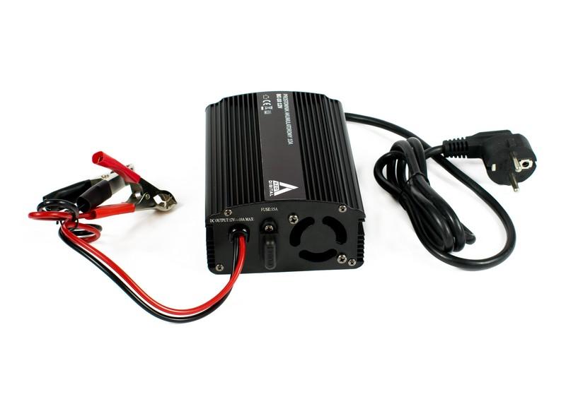 AZO Digital 12 V tinklo įkroviklis BC-10 10A akumuliatoriams (230V/12V) 3 įkrovimo pakopų