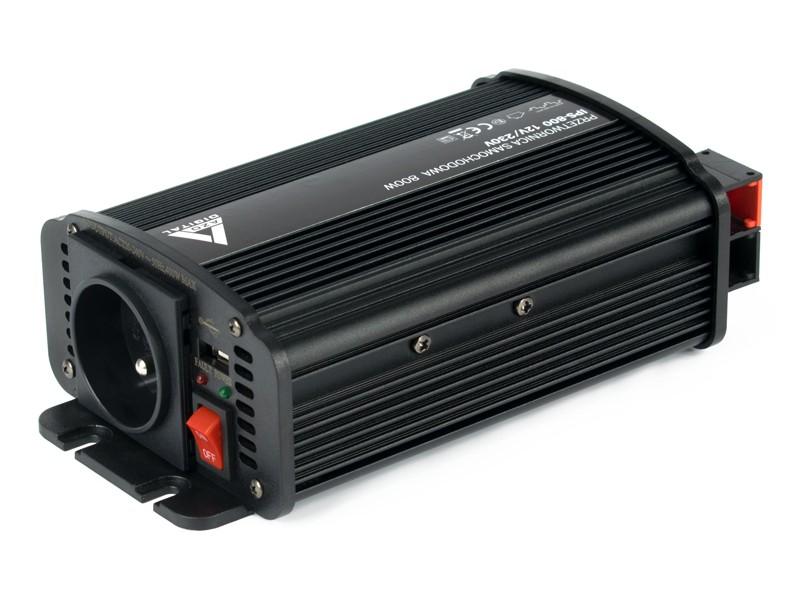 Automobilinis įtampos keitiklis AZO Digital12 VDC / 230 VAC IPS-800U 800W