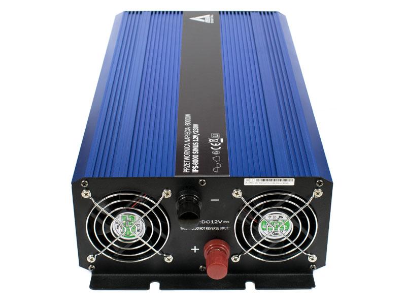 AZO Digital 12 VDC / 230 VAC įtampos keitiklis SINUS IPS-8000S 8000W
