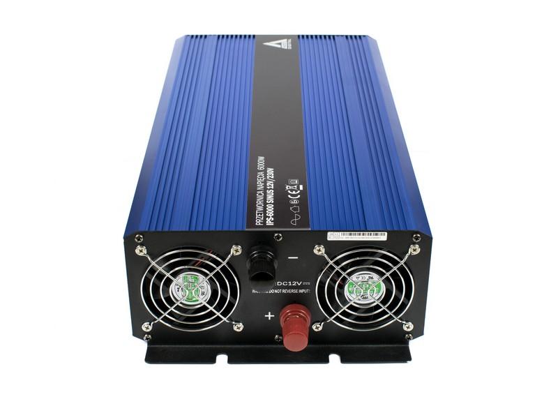 Įtampos keitiklis Azo SINUS12V/230V IPS-6000S 6000W