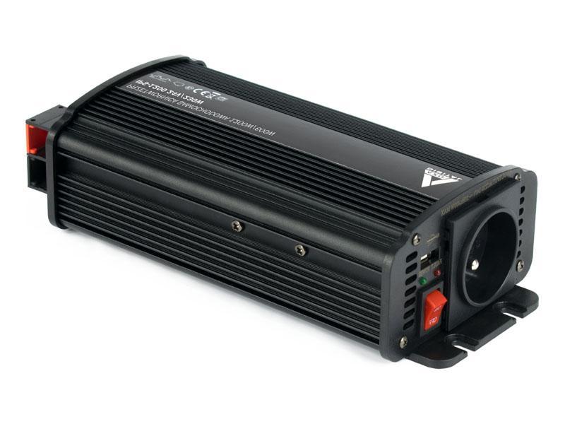AZO skaitmeninis 24 VDC / 230 VAC automobilinis inverteris IPS-1200U 1200W