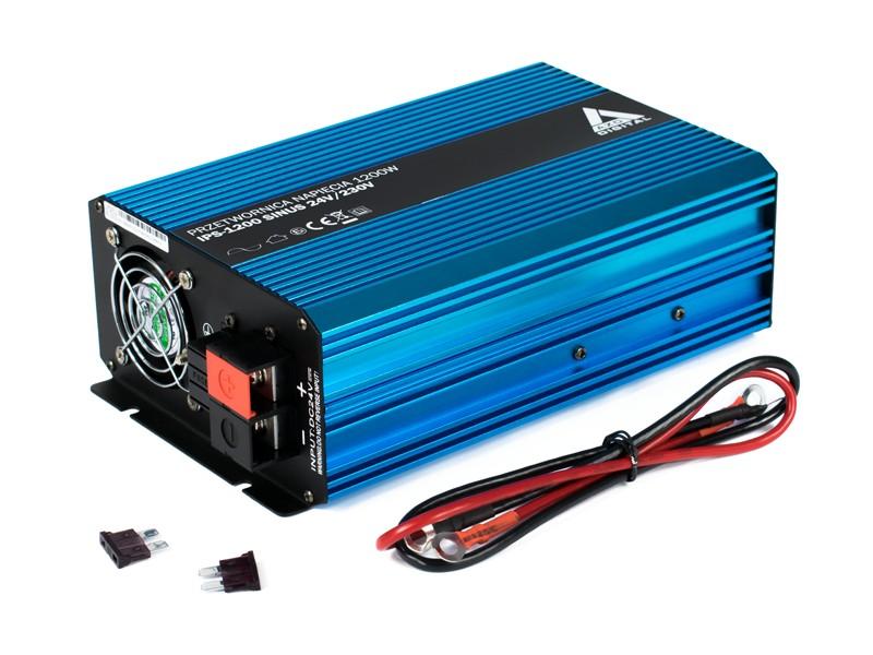 AZO Digital 24 VDC / 230 VAC įtampos keitiklis SINUS IPS-1200S 1200W