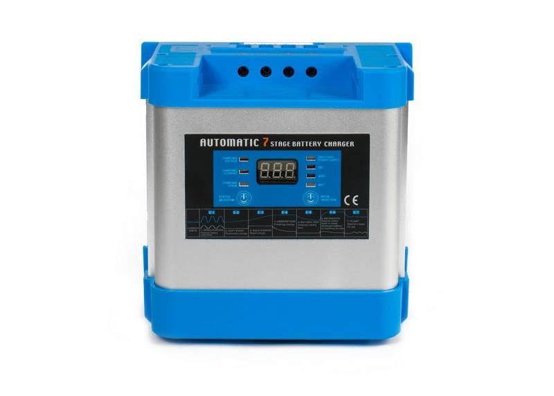 AZO Digital 24 V tinklo įkroviklis BC-20 PRO 10A akumuliatoriams (230V/24V) LCD ekranas 7 pakopų įkrovimas