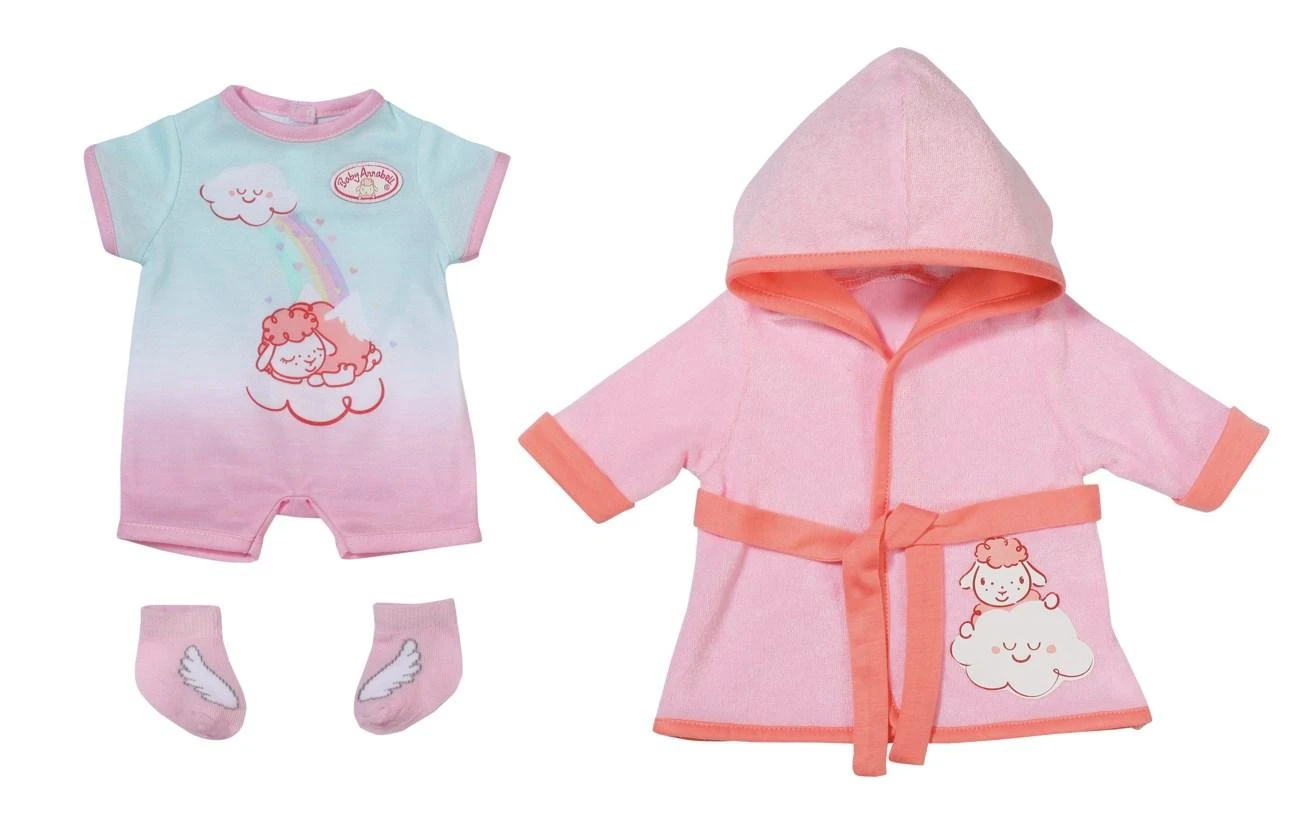 Lėlės maudymosi drabužėlių rinkinys 36–43 cm lėlei Deluxe Bathtime 703281 Baby Annabell