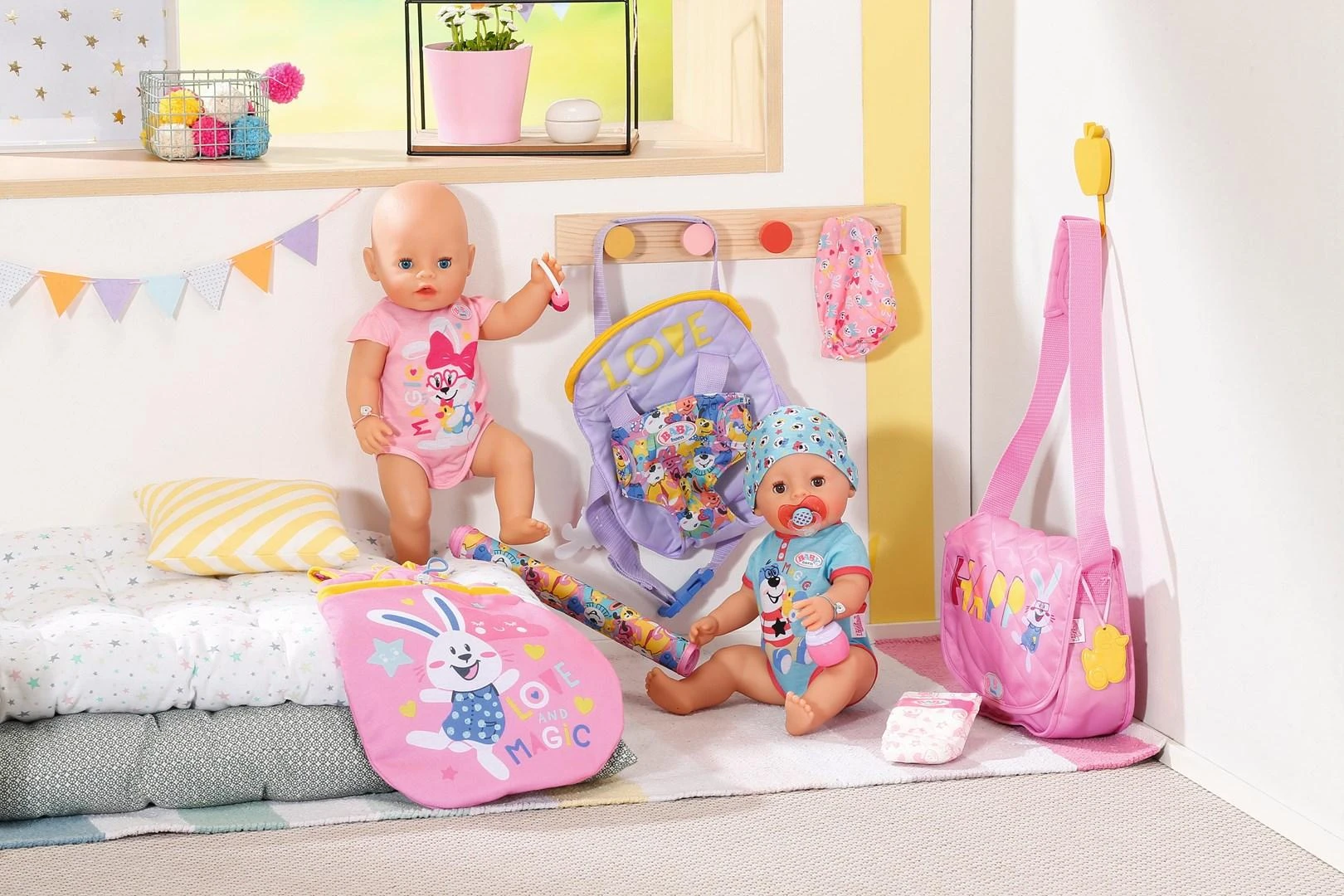 Baby Born interaktyvi lėlė - mergaitė Magic Girl, 43cm (827956)