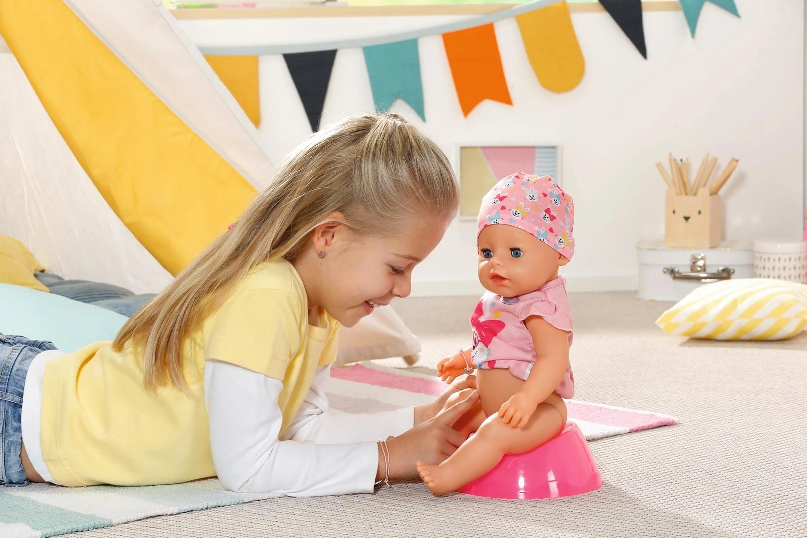 Baby Born interaktyvi lėlė - mergaitė Magic Girl, 43cm (827956)