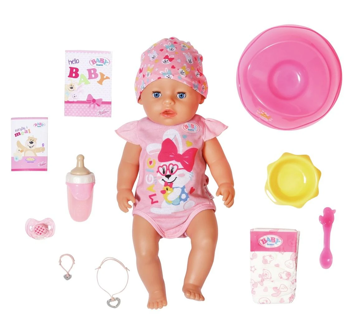 Baby Born interaktyvi lėlė - mergaitė Magic Girl, 43cm (827956)