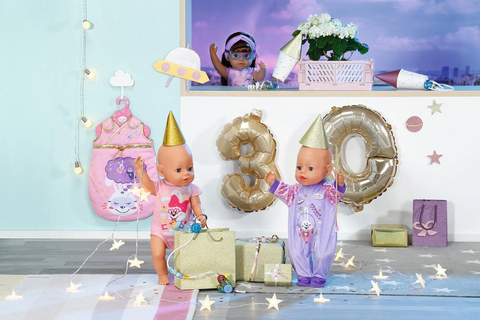 Baby Born interaktyvi lėlė - mergaitė Magic Girl, 43cm (827956)