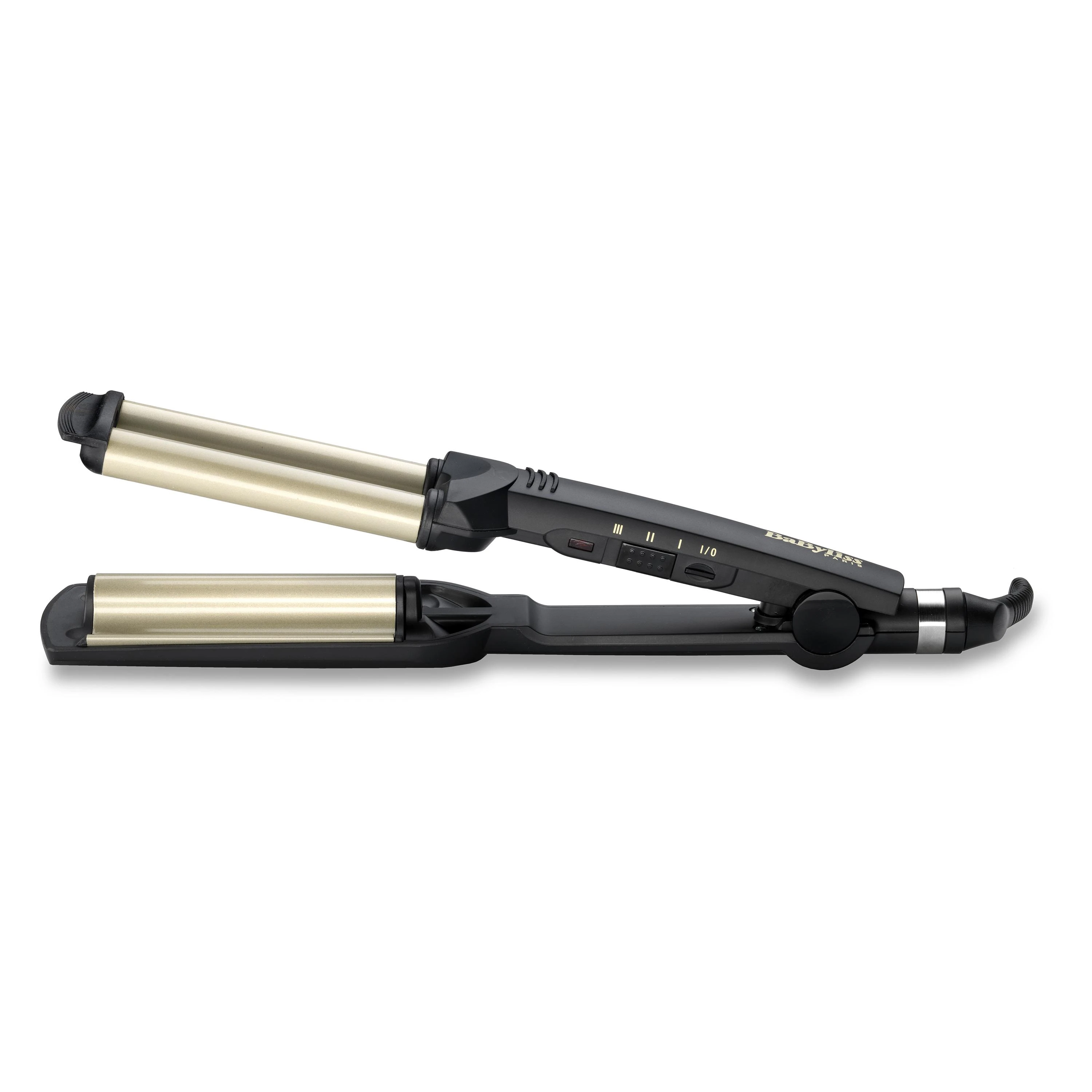 BABYLISS Hair Suktukas C260E Easy wave plaukų garbanojimo geležis Keraminė šildymo sistema, Statinės skersmuo 15 mm, Temperatūra (min) 160 °C, Temperatūra (maks.) 200 °C, Šildymo lygių skaičius 3, 60 W, Juodas, Taip, Taip