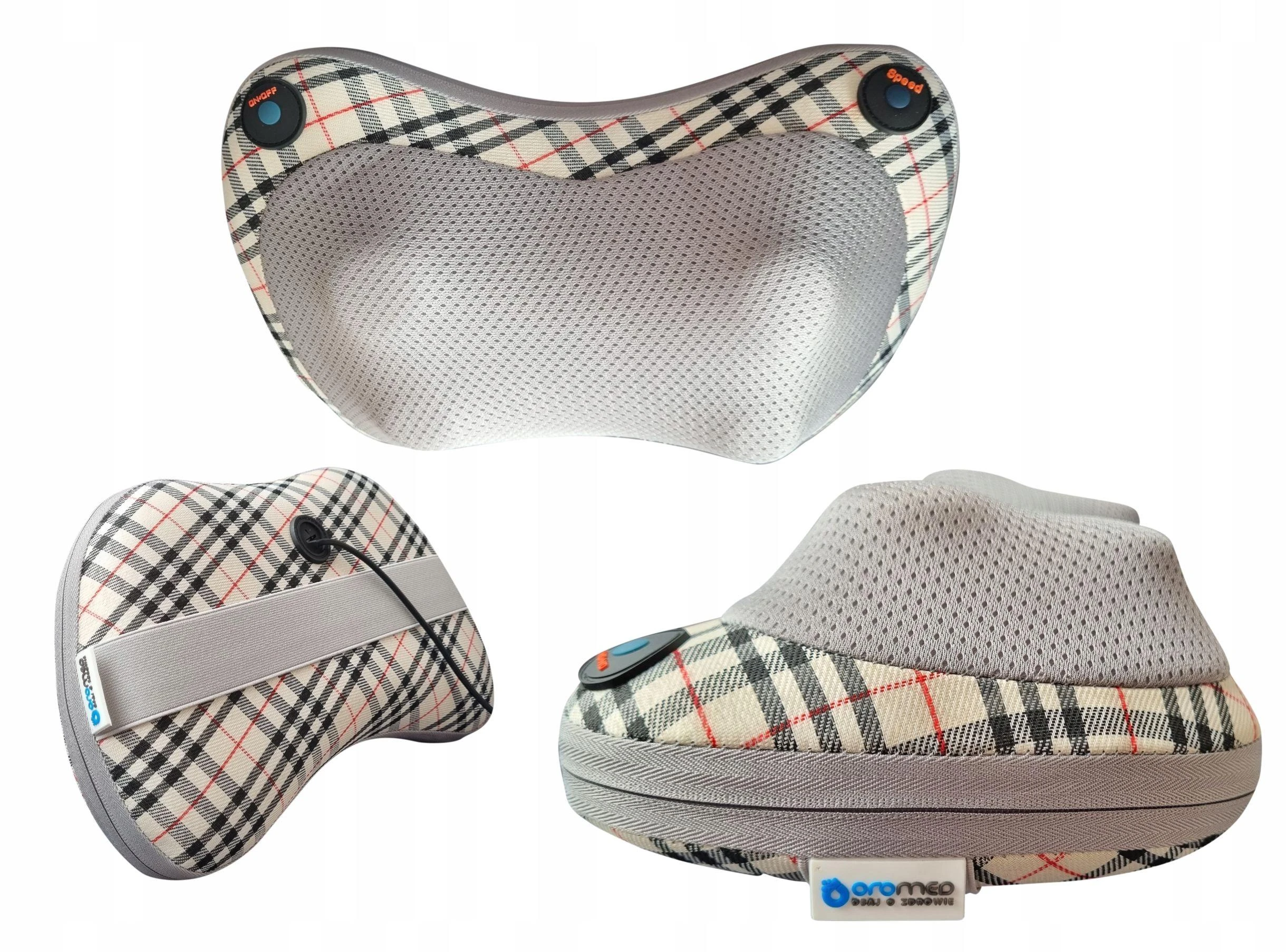 Oro-med Oromed ORO-PILLOW massager Back, Belly, Belt, HIPS, Legs, Neck, Shoulders rusvai gelsvas, Juodas