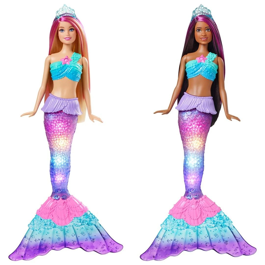 Šviečianti Barbė undinėlė Mattel Barbie Dreamtopia (HDJ36)