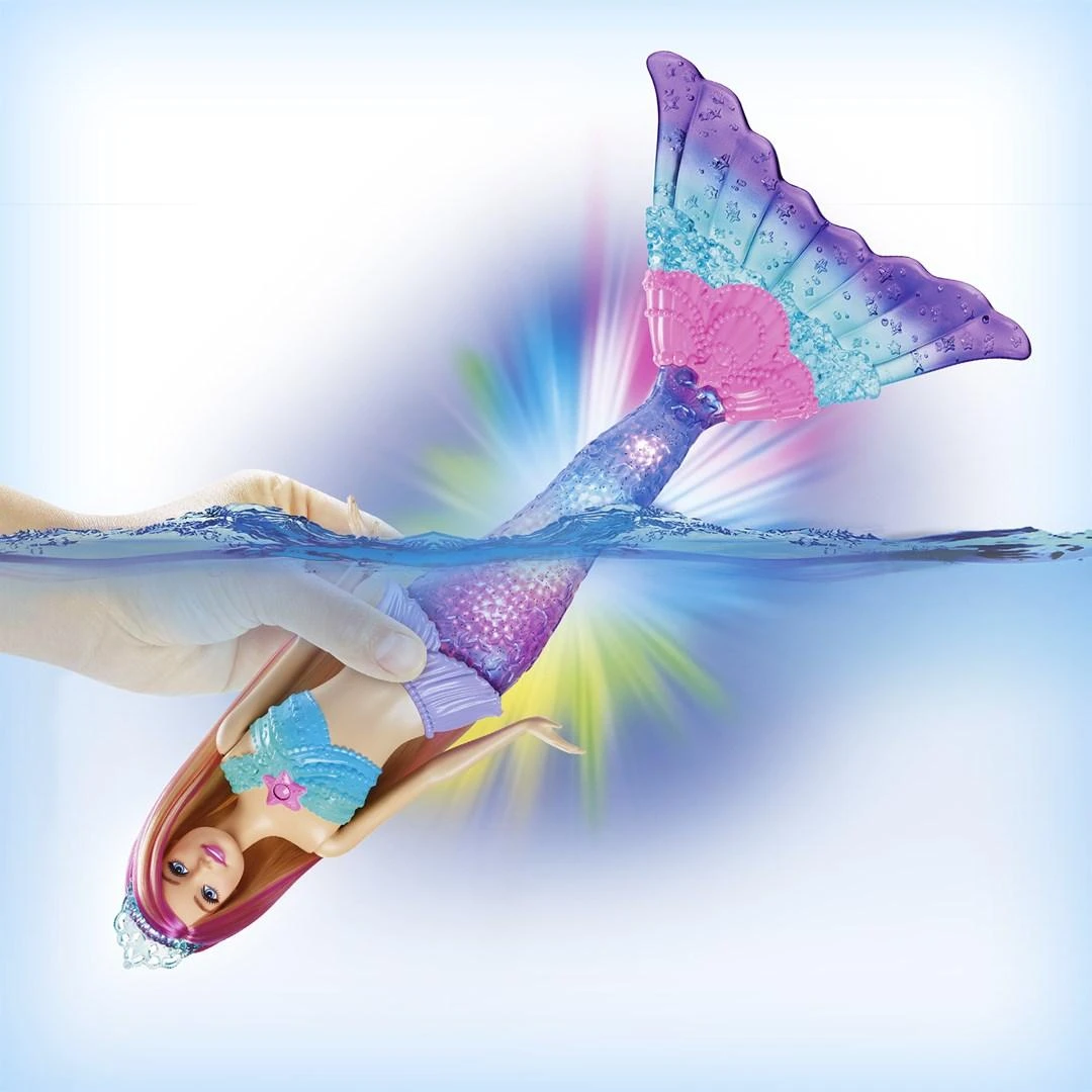 Šviečianti Barbė undinėlė Mattel Barbie Dreamtopia (HDJ36)
