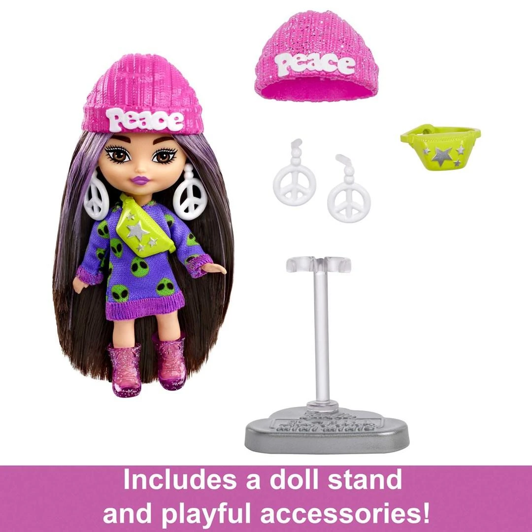 Mattel Stilinga mados lėlė „Barbie Extra Mini Minis“ aksesuarai HLN46 ZA5105 B