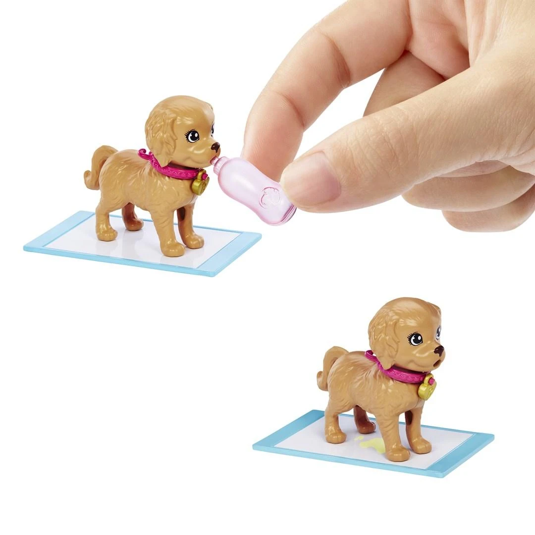 Mattel Lėlė Barbė šuniukų įvaikinimo žaidimų rinkinys