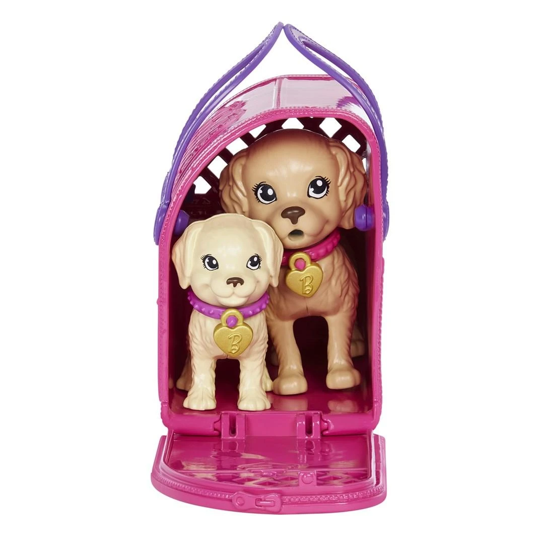 Mattel Lėlė Barbė šuniukų įvaikinimo žaidimų rinkinys