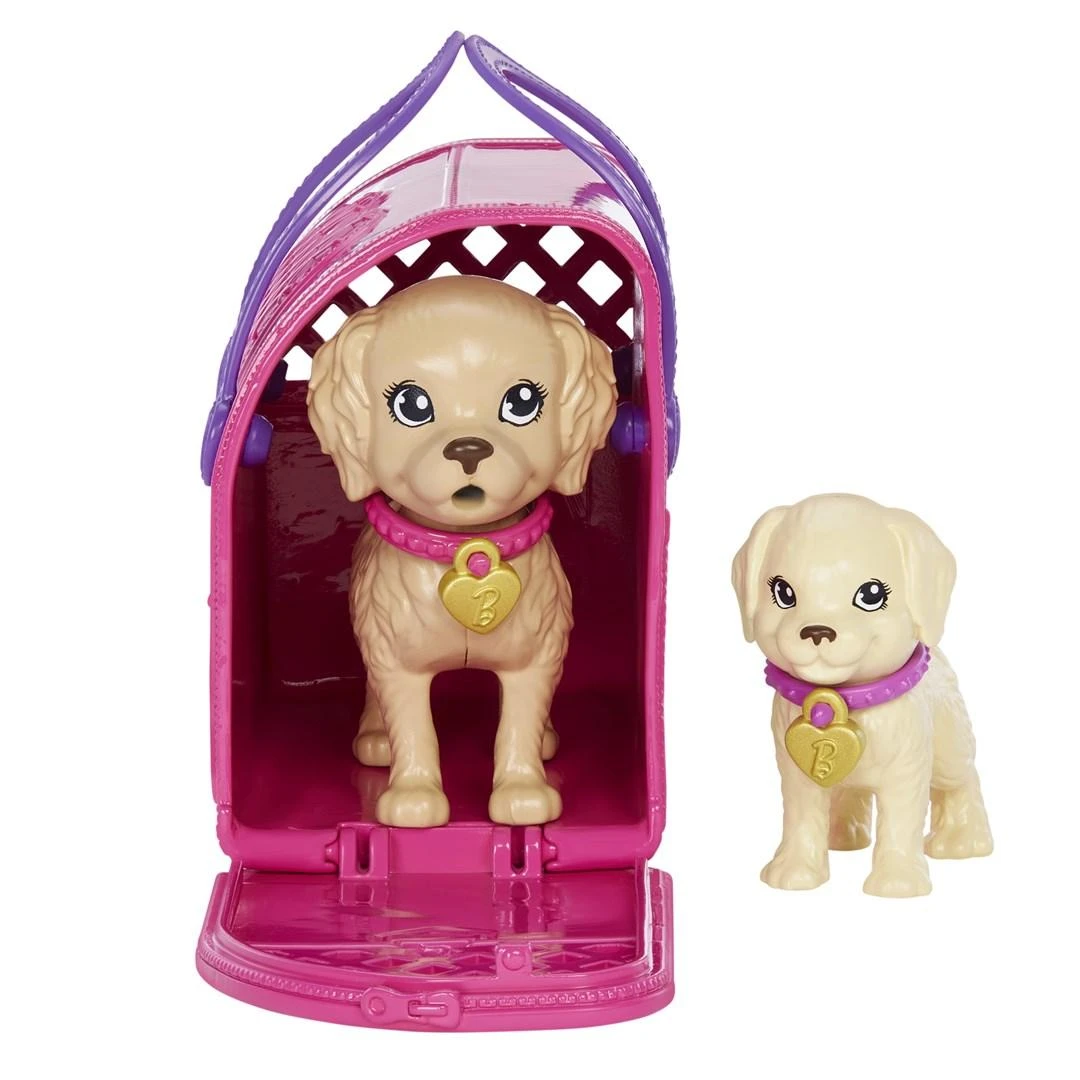 Mattel Lėlė Barbė šuniukų įvaikinimo žaidimų rinkinys