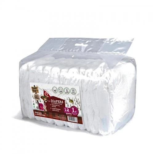 Barry King Sauskelnės kalėms, L, juosmuo 36-52 cm, 12 vnt.