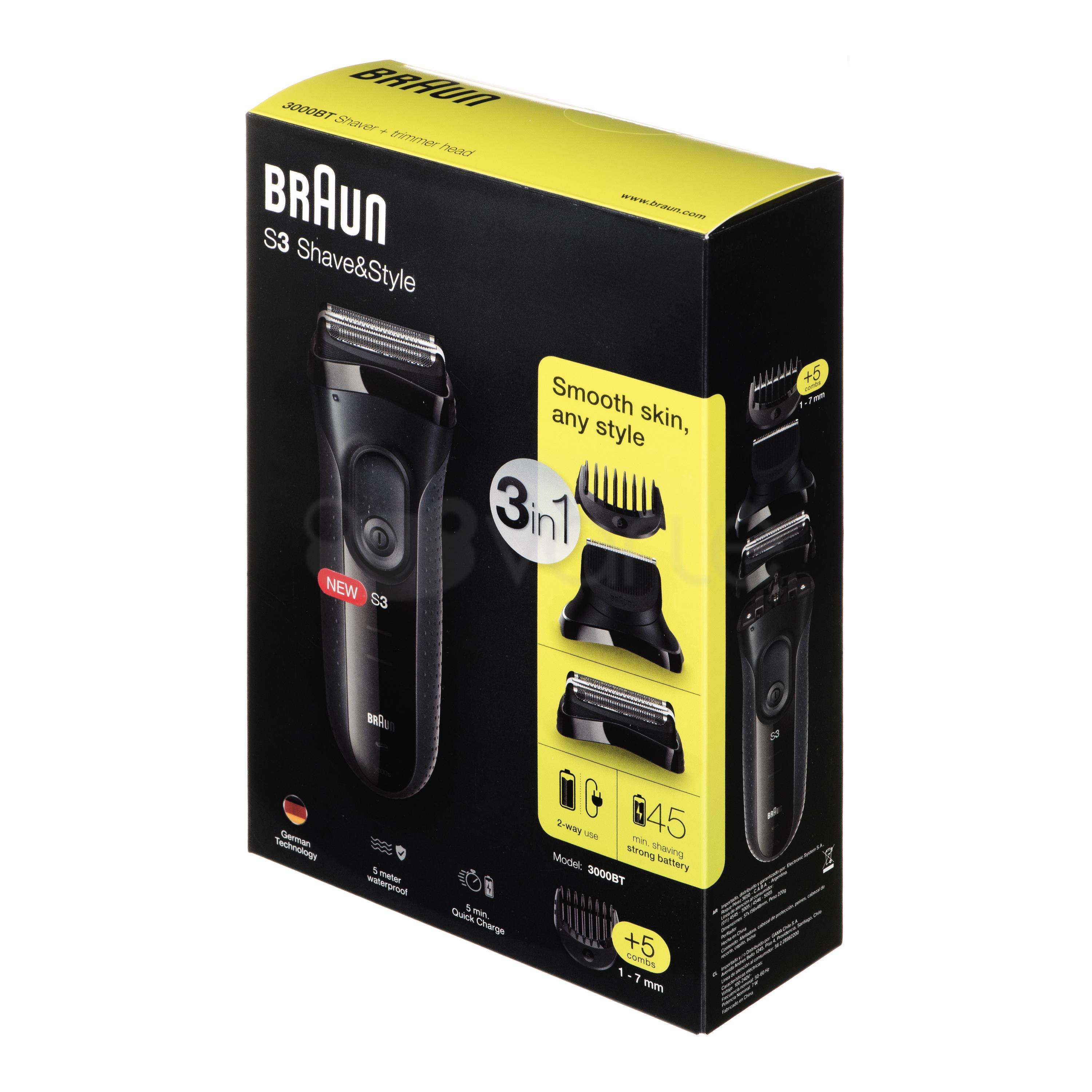 Barzdaskutė BRAUN 3000BT 3in1