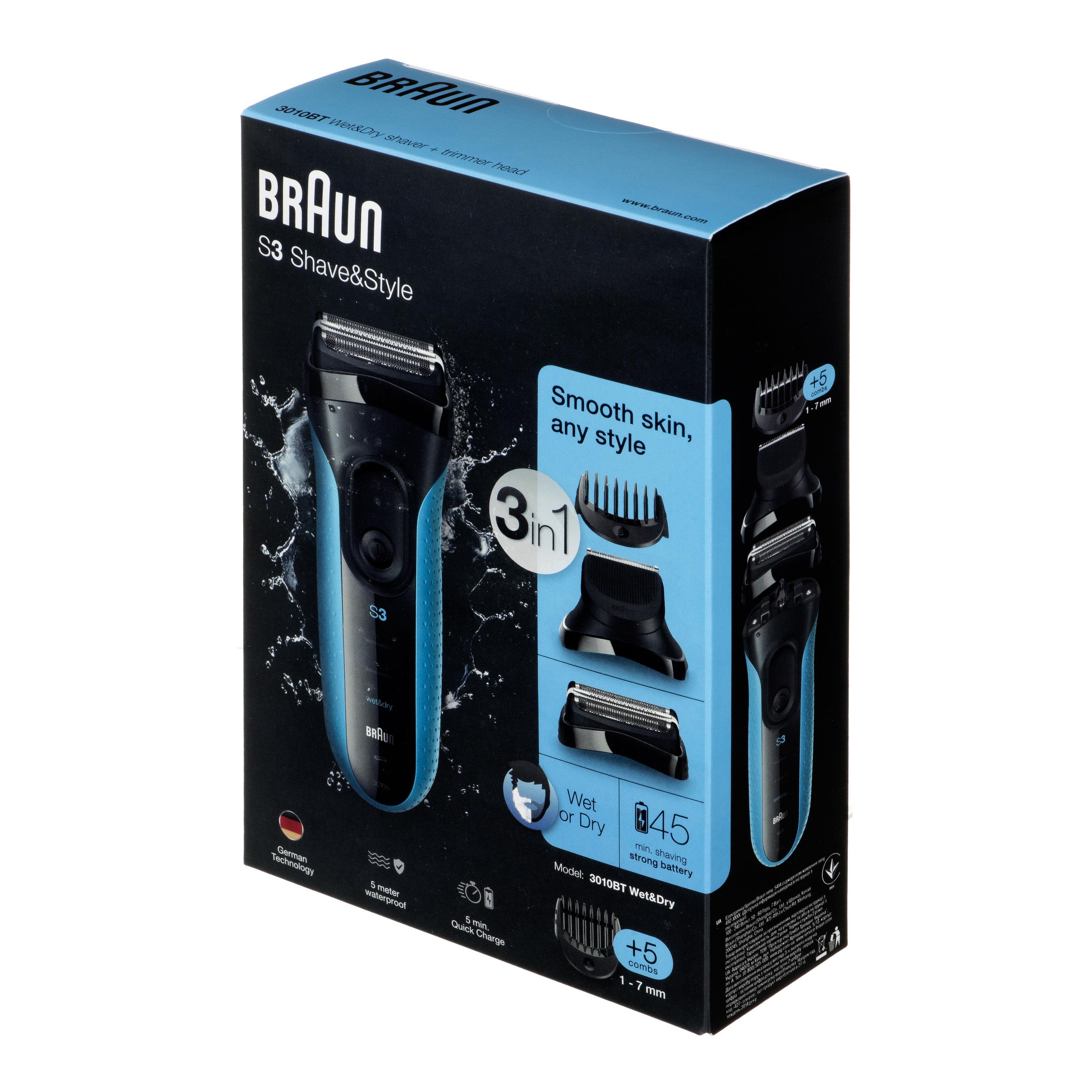 Barzdaskutė Braun Series 3 3010BT 3in1