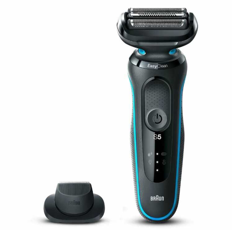Braun | Shaver | 51-M1200s | Operating time (max) 50 min | Wet & Dry | Juodas/Mint