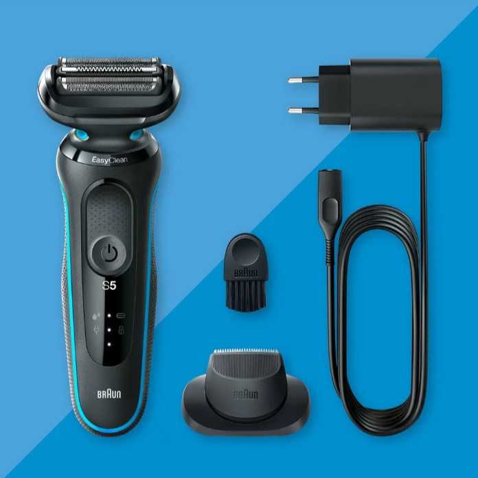 Braun | Shaver | 51-M1200s | Operating time (max) 50 min | Wet & Dry | Juodas/Mint