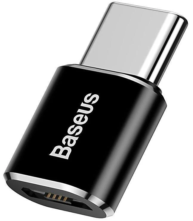Adapteris Baseus USB C kištukas, micro USB B lizdas, OTG funkcija